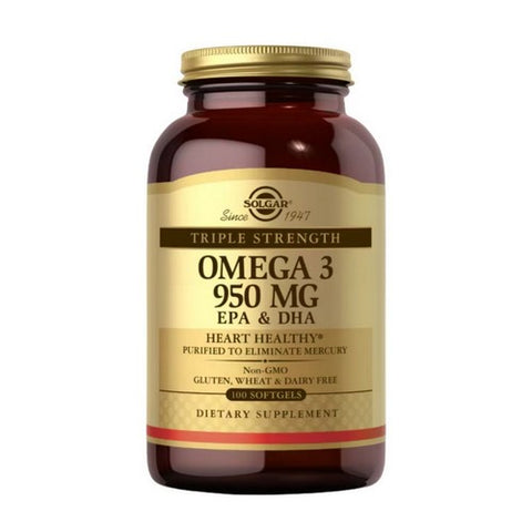 Omega-3 Epa & Dha Triple Strength 100 Softgels by Solgar
