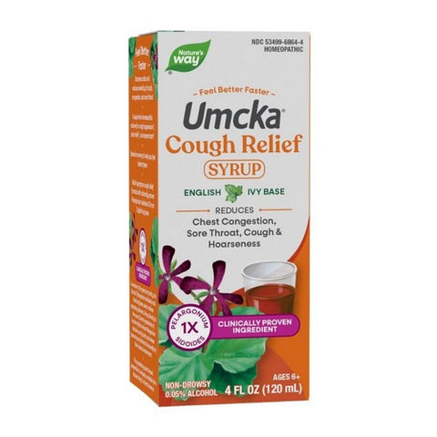 Umcka Cough Relief Syrup English Ivy 4 Oz by Nature's Way
