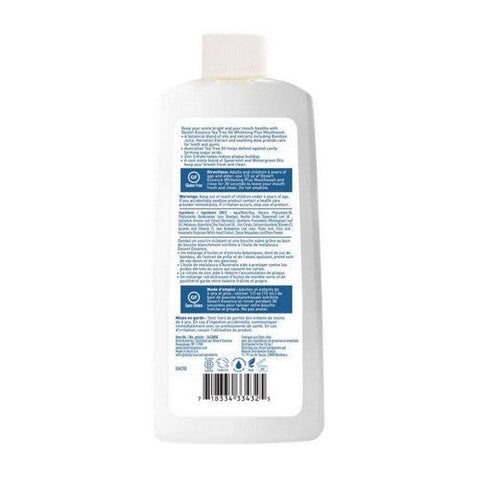 Desert Essence, Tea Tree Oil Mouthwash Whitening Plus, Cool Mint, 16 oz