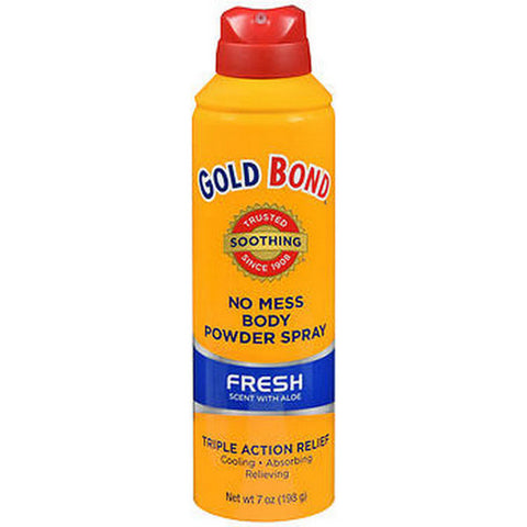 Gold Bond, No Mess Powder Spray, Fresh Scent With Aloe 7 oz Gold Bond