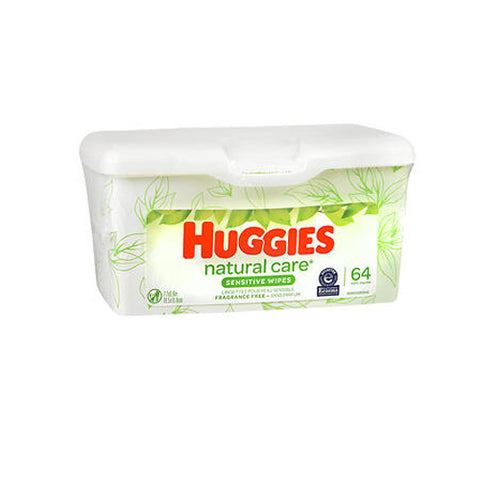 Huggies, Natural Care Wipes Tub Fragrance Free, 64 Count Huggies