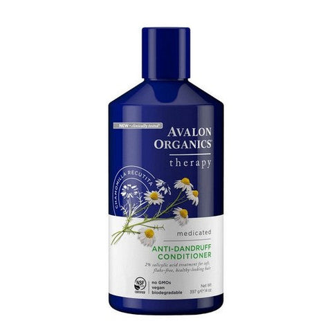 Avalon Organics, Anti-Dandruff Conditioner Itch & Flake Therapy, 14 Oz, Itch & Flake Therapy Avalon Organics
