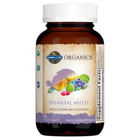Garden of Life, Organics Prenatal Multi, 90 Tabs Garden of Life