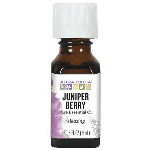 Aura Cacia, Essential Oil Juniper Berry, (juniperus communis) 0.5 Fl Oz Aura Cacia