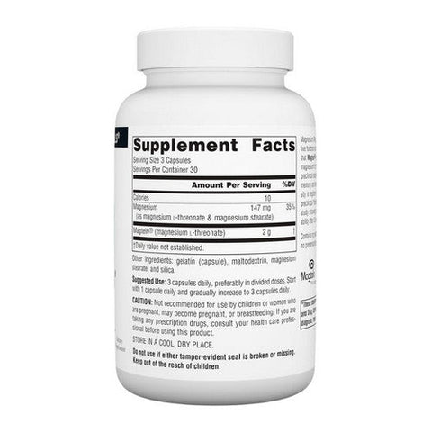 Source Naturals, Magtein Magnesium L-Threonate, 90  Caps