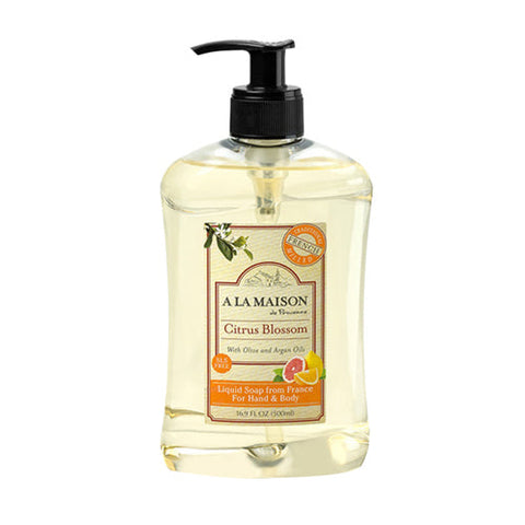 A La Maison, French Liquid Soap, Citrus Blossom 16.9Oz A La Maison