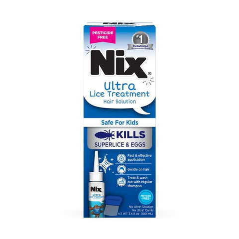 Nix, Ultra 2-In-1 Lice Elimination System, 3.4 Oz Nix