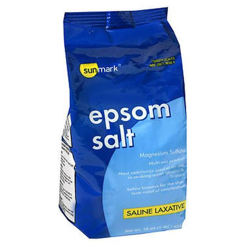 Sunmark, Epsom Salt Saline Laxative, 1 Lb Sunmark