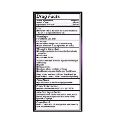 Genteal, Tears Lubricant Eye Drops Moderate Preservative Free, 36 Each Genteal