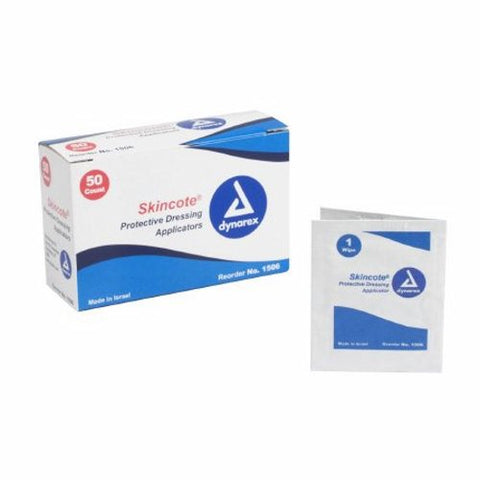 Dynarex, Skin Barrier Wipe Skincote Isopropyl Alcohol, 70% Individual Packet, Count of 1