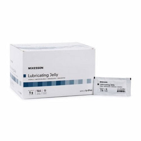 McKesson, Lubricating Jelly McKesson 5 Gram Individual Packet Sterile, Case Of 6 McKesson
