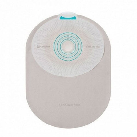 Coloplast, Filtered Ostomy Pouch SenSura  Mio One-Piece System Midi 5/8 to 1-3/4 Inch Stoma Closed End Flat, Tr, Box Of 30 Coloplast