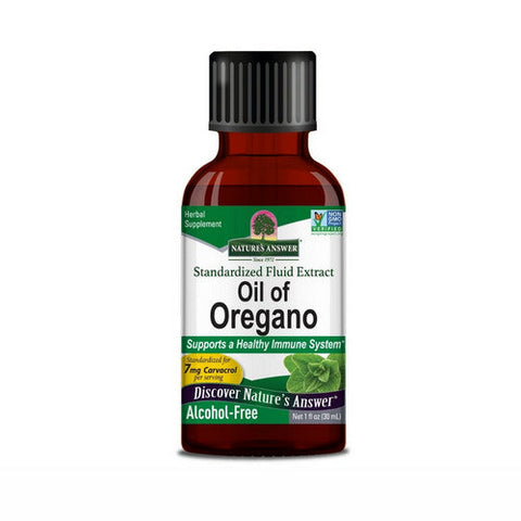 Nature's Answer, Oil of Oregano Alcohol-Free, 7 Mg, 1 Oz Nature's Answer