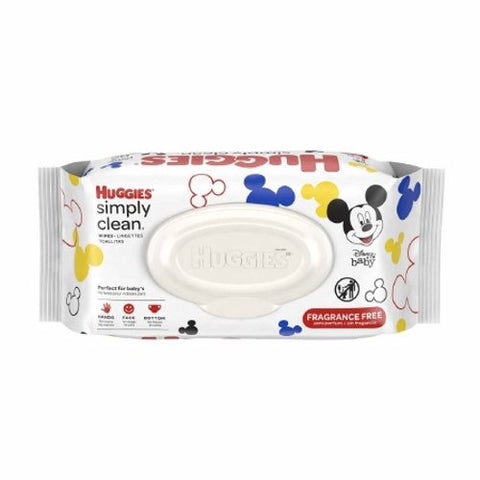 Huggies, Baby Wipe Simply Clean Soft Pack Unscented, Case Of 8 Huggies