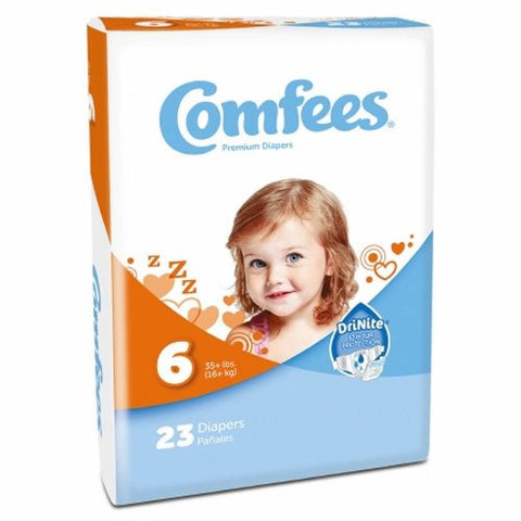Attends, Premium Baby Diapers With Total Fit System For Boys And Girls Size 6, Count of 23 Attends