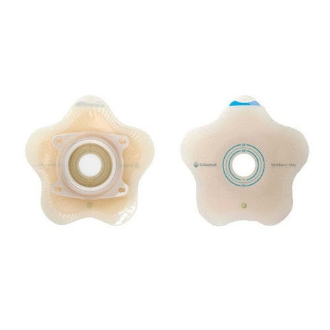 Coloplast, Ostomy Barrier SenSura  Mio Convex Flip Pre-Cut, Standard Wear Green Code 3/4 Inch Stoma, Box Of 5 Coloplast