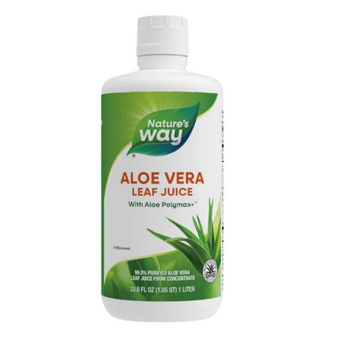 Aloe Vera Leaf Juice 33.8 Oz by Nature's Way