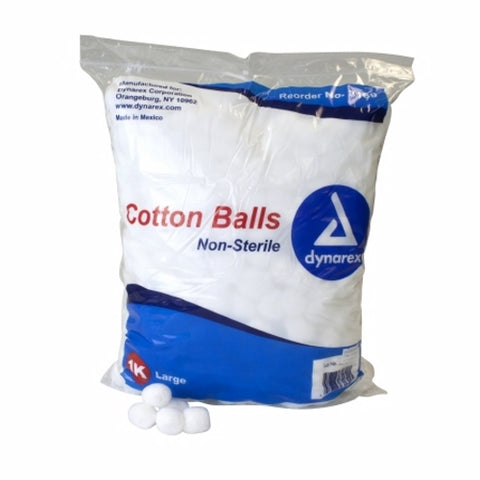 Cotton Balls Large Count of 1000 by Dynarex