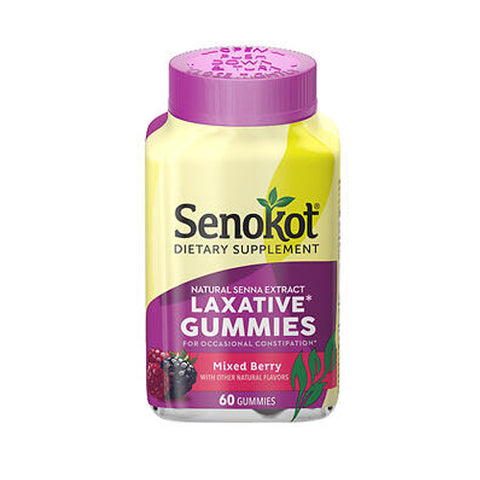 Senokot, Natural Senna Extract Laxative Gummies, 60 Gummies Senokot