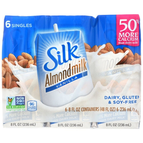 Silka, Almnd Milk Vanilla 6Pk, Case of 3 X 48 Oz Silka