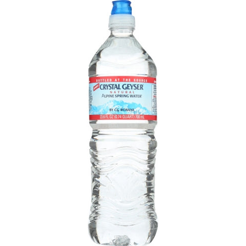 Water Alpine Spring Sport Case of 24 X 700 ml by Crystal Geyser