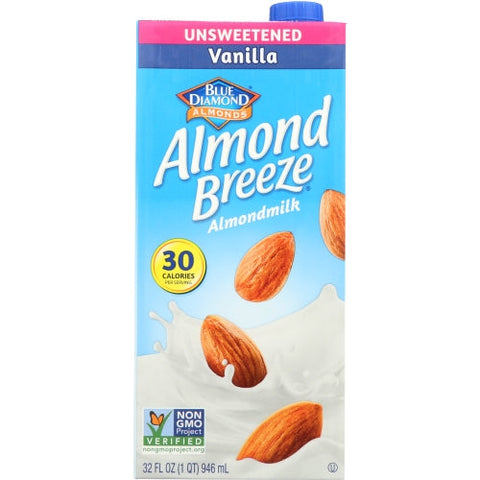 Blue Diamond, Bev Almond Brze Vnla Unswtn, Case of 12 X 32 Oz Blue Diamond