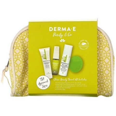 Derma e, Purify & Go Clean Beauty Travel Kit, 1 Each Derma e