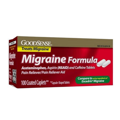 Good Sense, Migrane Relief, 100 Caps Good Sense