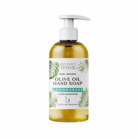 Brittaine's Thyme, Olive Oil Hand Soap Lemongrass, 12 Oz Brittaine's Thyme