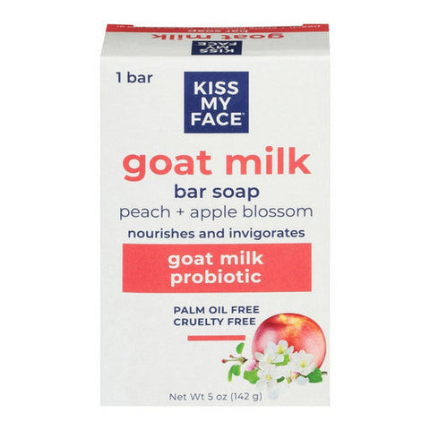 Apple Blossom Peach Soap Bar 5 Oz by Kiss My Face