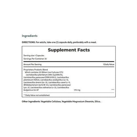 Nature's Bounty, Ultra Strength Probiotic 10, 30 Caps Nature's Bounty