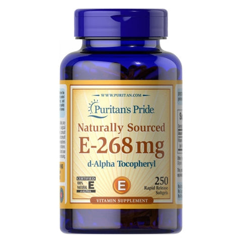 Puritan's Pride, Vitamin E-400 IU Naturally Sourced, 250 Softgels Puritan's Pride