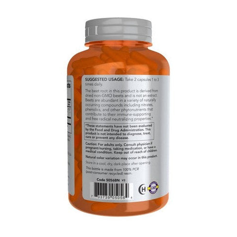 Now Foods, Beet Root, 550 Mg, 180 Veg Caps Now Foods