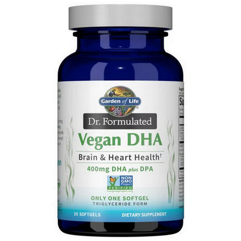 Garden of Life, Dr. Formulated Vegan DHA, 30 Softgels Garden of Life