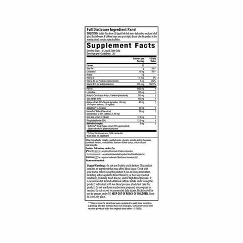 Irwin Naturals, Brain Awake Red, 60 Softgels Irwin Naturals