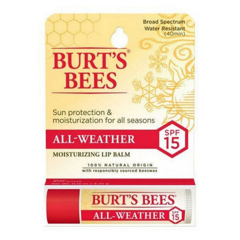 Burts Bees, All Weather SPF 15 Lip Balm, 0.15 Oz Burts Bees
