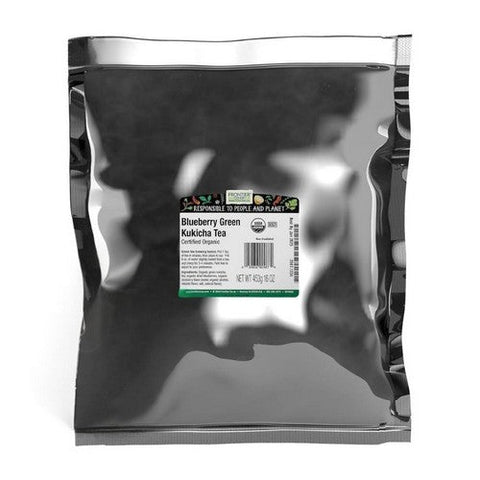 Frontier Coop, Organic Blueberry Green Kukicha Tea, 1 Lb