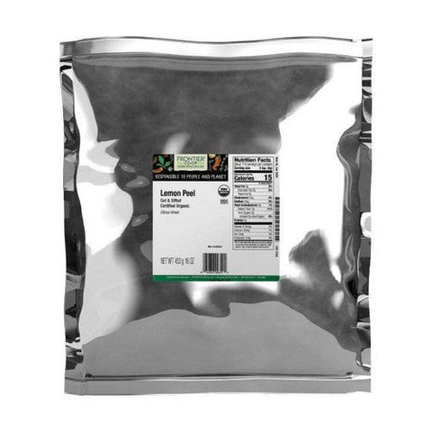 Frontier Coop, Organic Lemon Peel Cut & Sifted, 1 Lb