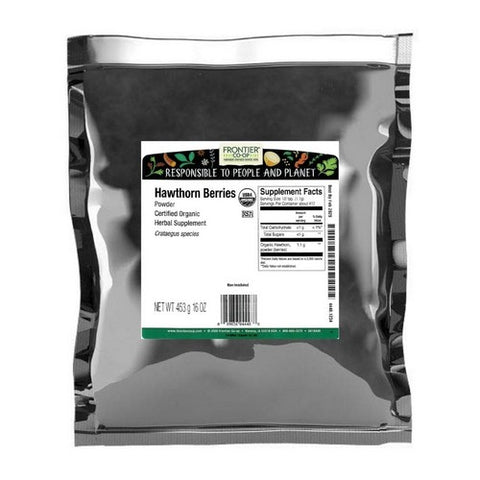 Frontier Coop, Organic Hawthorn Berry Powder, 1 Lb Frontier Coop
