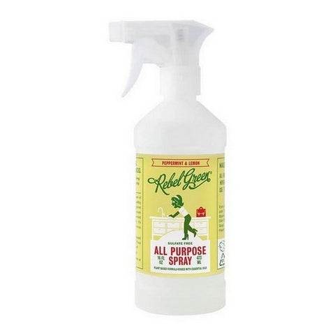 Rebel Green, All Purpose Spray Peppermint And Lemon, 16 Oz Rebel Green