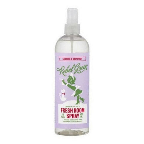Rebel Green, Fresh Room Spray Lavender And Grapefruit, 16 Oz Rebel Green