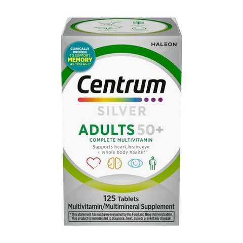 Centrum, Silver Adult 50+, 125 Tablets Centrum