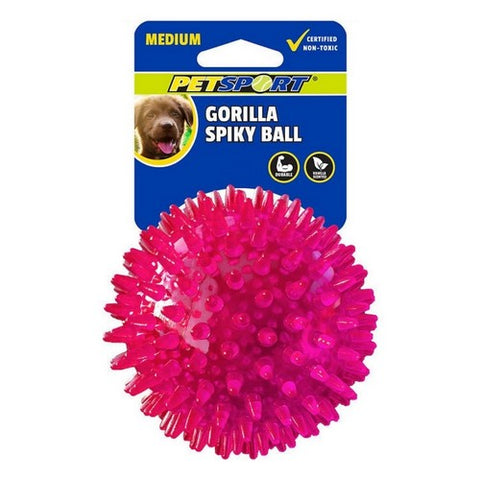 Petsport USA, Gorilla Ball Dog Toy Assorted, 1 Count / 2.8 Inches (Medium) Petsport USA
