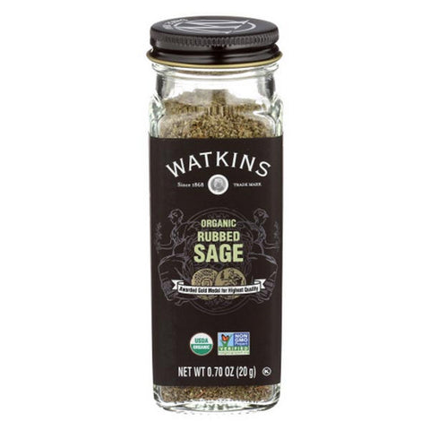Watkins, Organic Rubbed Sage, 0.7 Oz (Case Of 3) Watkins