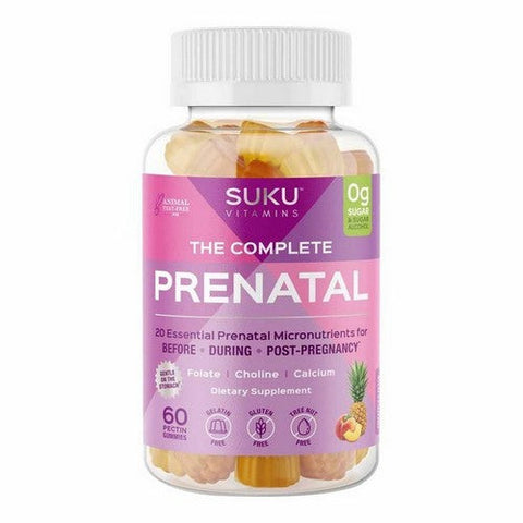 SUKU Vitamins, The Complete Prenatal, 60 Gummies SUKU Vitamins