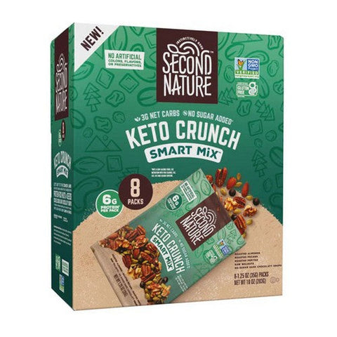 Second Nature, Keto Crunch Smart Mix Nut Medley, 10 Oz (Case Of 6) Second Nature