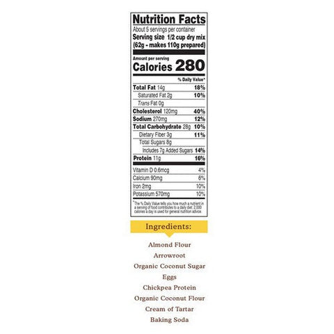 Simple Mills, Protein Almond Flour Pancake Mix, 10.4 Oz (Case Of 6)