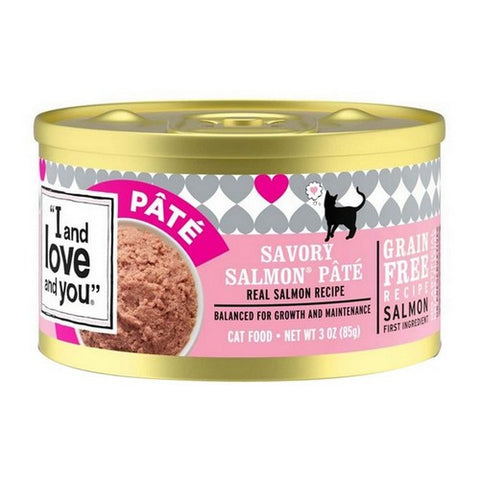 Savory Salmon Pate Wet Cat Food 3 Oz(Case Of 24) by I And Love And You