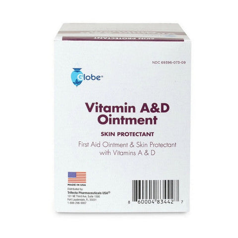 Globe, Vitamin A And D Ointment, 144 Count Globe