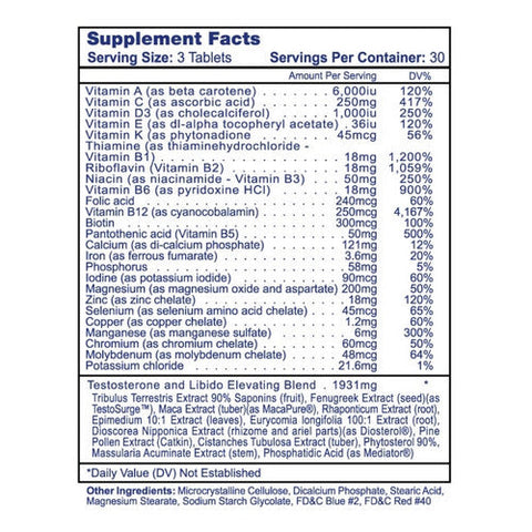 HI-TECH PHARMACEUTICALS, TestoVite, 90 Count